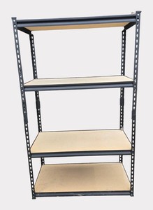 4-Shelf Black Metal Retail Display & Storage Rack  36W x 18D x 60H