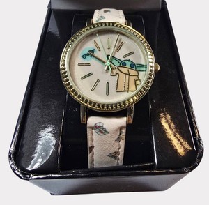 STAR WARS The Mandalorian Baby Yoda Grogu Watch  Gold-Tone  Collector Box  NEW OLD STOCK
