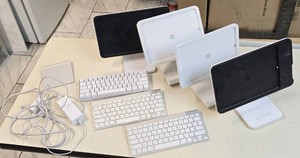 Square POS iPad Stands, 3 Keyboards & Accessories  8 Pieces