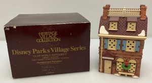 Vintage Collectible Department 56 Heritage Village Collection Disney Parks Village Series Old World Antiques II Liberty Sguare Walt Disney World Resort, Florida  In Original Box