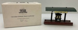 Vintage Collectible Department 56 Heritage Village Collection Victoria Station Train Platform In Original Box