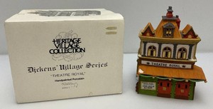 Vintage Collectible Department 56 Heritage Village Collection Dickens Village Series  Theatre Royal In Original Box