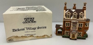 Vintage Collectible Department 56 Heritage Village Collection Dickens Village Series Durlsey Manor In Original Box