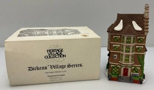 Vintage Collectible Department 56 Heritage Village Collection Dickens Village Series Nephew Freds Flat In Original Box