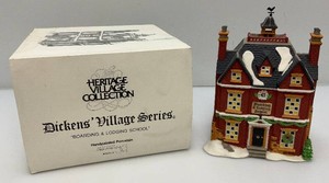 Vintage Collectible Department 56 Heritage Village Collection Dickens Village Series Boarding And Lodging School In Original Box