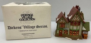 Vintage Collectible Department 56 Heritage Village Collection Dickens Village Series Hembleton Pewterer In Original Box