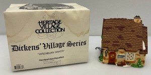 Vintage Collectible Department 56 Heritage Village Collection Dickens Village Series Wrenbury Baker In Original Box