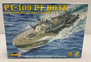 Rivell PT-109 PT Boat Commanded By LTJG John F. Kennedy 172 Scale Model Kit (Factory Sealed)