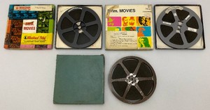 Misc. Vintage 8mm And 16 mm Films Including Lloyd & Harold Haunted Spooks , Movie Night And Three Bruins In The Woods