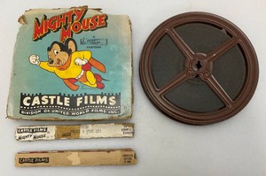 Vintage Castle Films MIGHTY MOUSE 16mm Film In Original Box