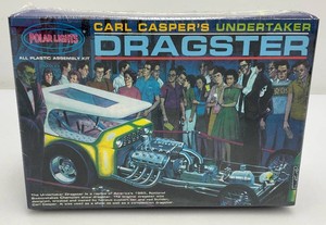 Vintage Factory Sealed Polar Lights Carl Caspers Undertaker Dragster Model Kit
