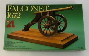 1984 Artesania Latina Falconet 1672 Cannon Model Kit Brass And Wood (Open Box) New Old Stock