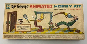 Original 1965 Rube Goldbergs Animated Hobby Kit Multipule Toy Makers #956 The Latest Equipment For Painlessly Extracting  False Teeth Model Kit (New old Stock) Open Box Sealed