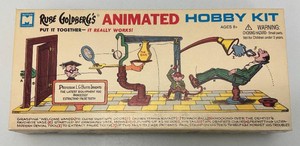 Reproduction 1965 Rube Goldbergs Animated Hobby Kit Multipule Toy Makers #956 The Latest Equipment For Painlessly Extracting  False Teeth Model Kit (New old Stock) Open Box Sealed