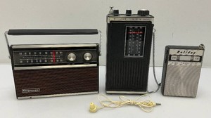 Misc. Vintage Transistor Radios Including Holiday Brand, Hanimex CB AMFM And More