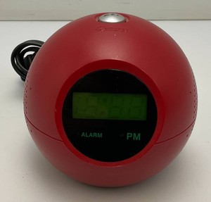 Vintage 1980s Memorex Sphere Timeball Alarm Cloack AMFM Radio (Works)