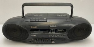 Vintage Sharp  X-Bass Portable AmFm CdCassette Radio