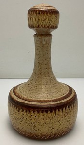 Vintage 1970s John Coiner Pottery Decanter 10.5