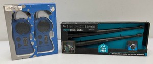 The Black Series Digtal Drum Sticks And Active Gear Kids Walkie Talkies (Both New old Stock)