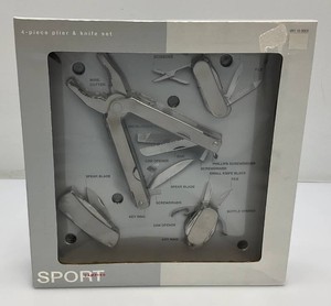 Four Pc. Plier And Knife Set