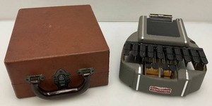 Vintage 1930s Stenograph Court Reporting Machine Standard model With Carrying Case