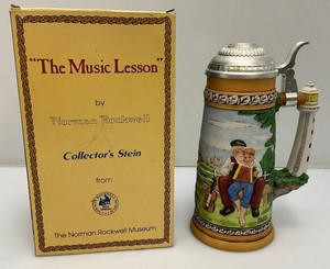 Vintage Collectible Norman Rockwell Collectors Stein From The norman Rockwell museum New Old Stock