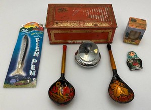Misc. Vintage Collectible Items Including Believe In Yourself Glass Globe And More