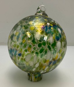 Very Unique hand Blown Glass Hanging Glass Ball 6