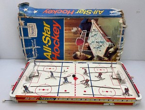 1960s Sears All Star Hockey Game With Original Box (Box Bad)