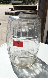 Vintage 2 gallon glass jar