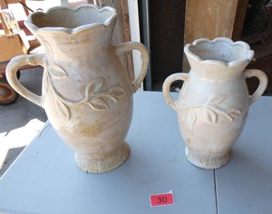 Two Large ceramic vases