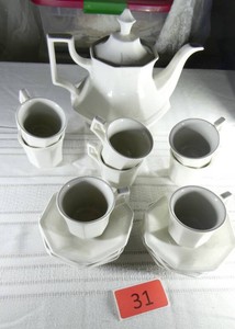 English tea or coffee set