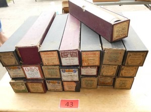 22 Player piano rolls