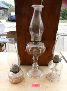 Three Oil lamps