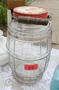 Large lard jar 2 or 3 gallon