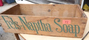 Fels-Naptha Soap wood box in Great condition