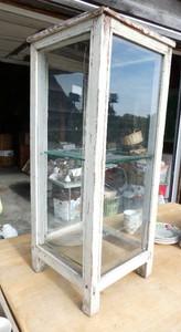 Vintage display cabinet 15x15x36