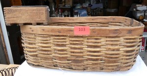 Two vintage baskets