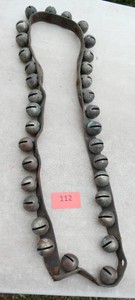 Long string of horse bells