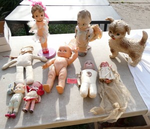 Group of vintage dolls, early 20th century