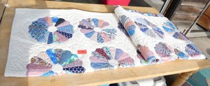 Beautiful hand stitched vintage quilt