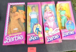 New Barbie and Ken dolls 1981-1984