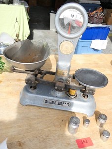 1940s Vintage Detecto Gram scale with weights