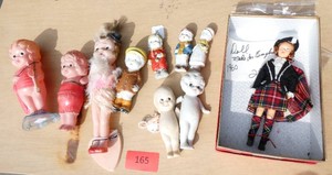 Group of small dolls