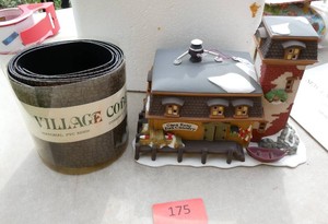 1994 Dept 56 Heritage Village Cape Keag Fish Cannery and Cobblestone road