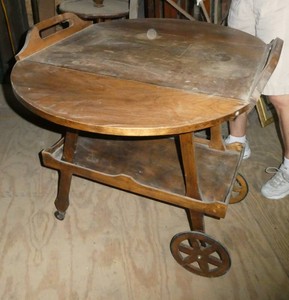 Vintage serving cart