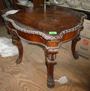 Very nice end table with claw feet