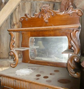 Beautiful vintage buffet with mirror