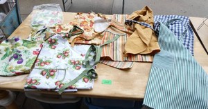Seven Aprons - 2 New 5 Used