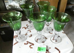 6 large water glasses